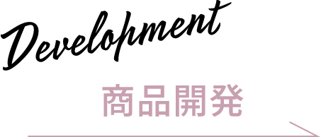 Development 商品開発